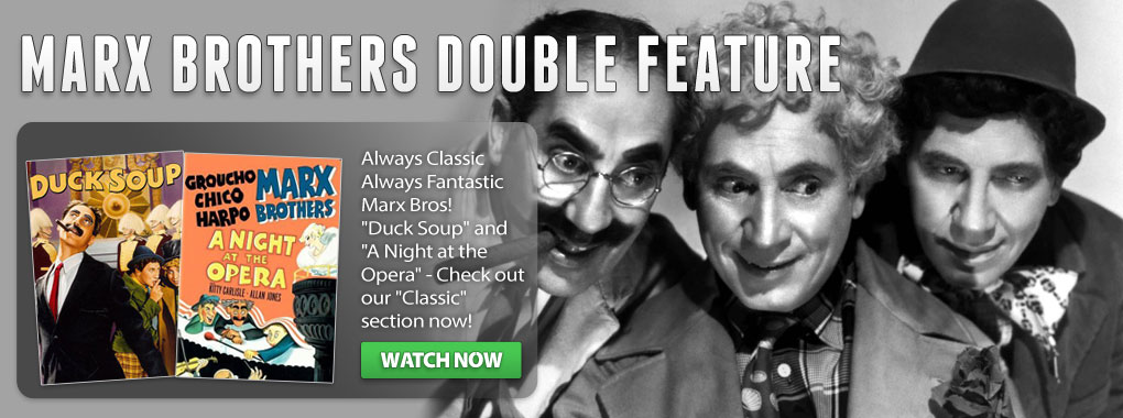 The Marx Brothers star in a double feature, the Duck Soup & A Night At The Opera